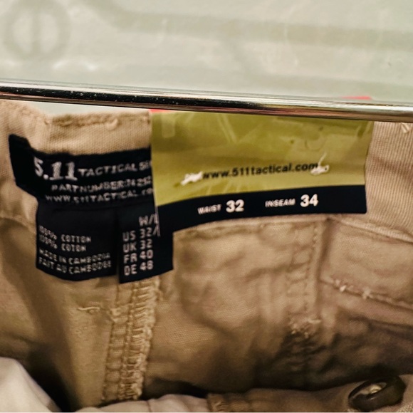 511 Tactical Series Men’s 32x34 Cargo Canvas Recreation Multi Pocket Pants NWT - Picture 10 of 16